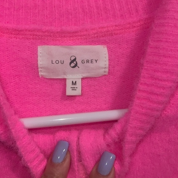 Loft - Lou&grey - bright light pink sweater - medium - Picture 5 of 7